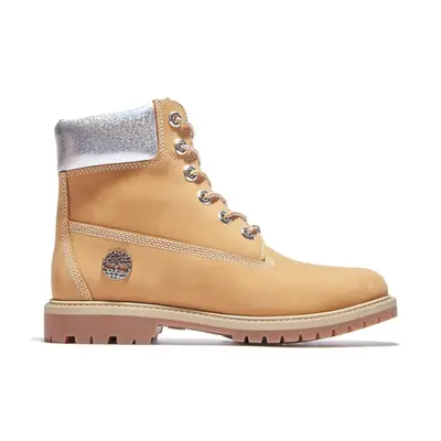 (US 8) Timberland Womens Heritage Inch Waterproof Winter Boot - Wheat Nubuck