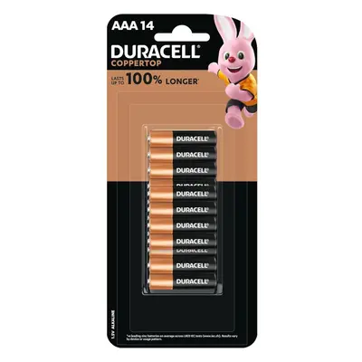 Duracell Coppertop AAA Batteries (Pack of 14)