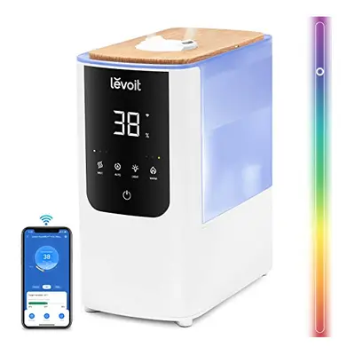 LEVOIT Smart Warm&Cool Humidifier for Bedroom 4.5L,Amazon Exclusive,Top-Fill Aroma Diffuser for 