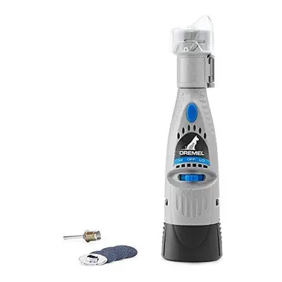 Dremel 7020-PGK Pet Nail Grinder, Quiet Electric Dog Nail File Care Set with Sanding Discs, Safe