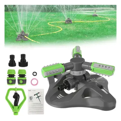 360 Rotating Arm Lawn Sprinkler Set 3-mode Garden Sprinkler