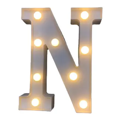 (N) LED English Letter And Symbol Pattern Night Light Home Room Proposal Decor Creative Modeling