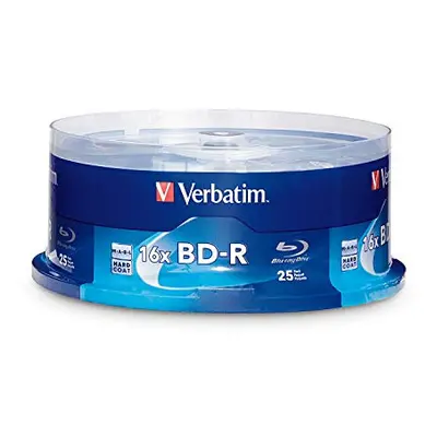 Verbatim BD-R 25GB 6X with Branded Surface - 25pk Spindle Box (97457)