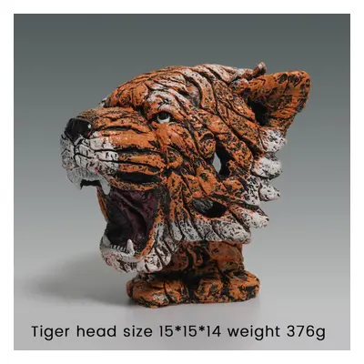 (Tiger) New Trends Contemporary Nordic Style Animal Sculpture Home Decoration Lion Tiger Bust Of