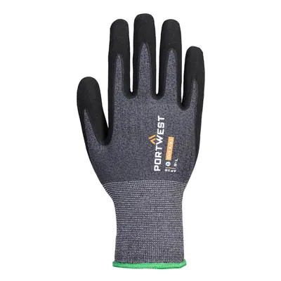 (8, Grey/Black) Portwest Unisex Adult AP12 - SG Grip15 Safety Gloves (Pack of 12)