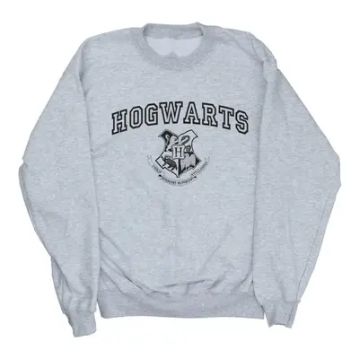 (S, Sports Grey) Harry Potter Mens Hogwarts Crest Sweatshirt