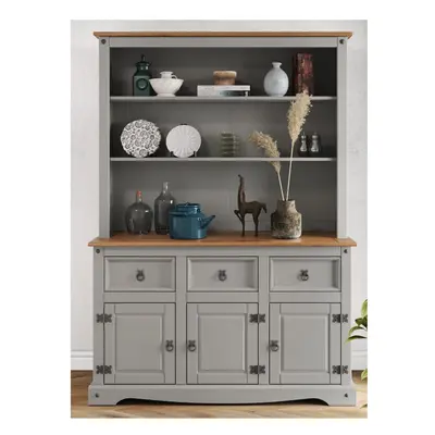 Corona Grey Wax Door Dresser