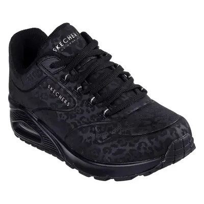 (5 UK, Black) Skechers Womens/Ladies Uno Kat-Neato Trainers