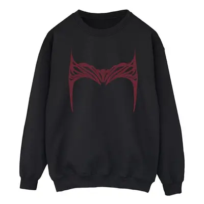 (L, Black) Marvel Mens Doctor Strange Wanda Crown Sweatshirt