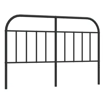 (black, cm) vidaXL Metal Headboard Bedroom Accessory Bed Header Decorative Bed Headboard