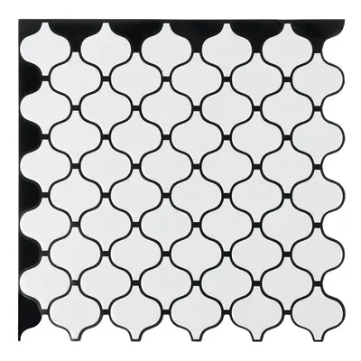 (White) DIY 3D Self Adhesive Wall Tile Sticker Vinyl Home Kitchen Bathroom Decal Decoration