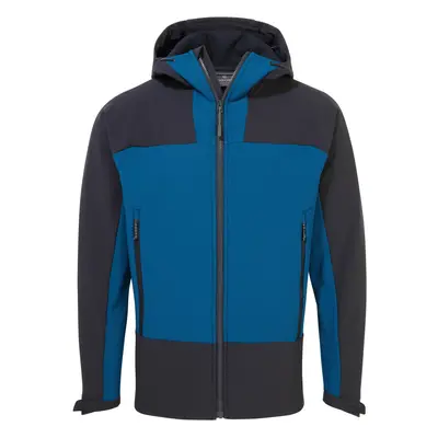 (XXL, Poseidon Blue/Dark Navy) Craghoppers Mens Expert Active Contrast Hooded Soft Shell Jacket