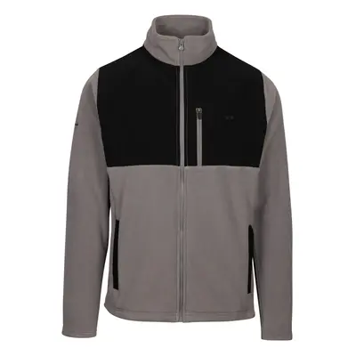 (L, Storm Grey) Trespass Mens Zip Fleece Airtrap AT100 Falkenham