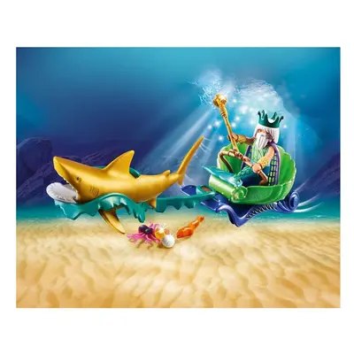 Playmobil Magic King of the Sea with Shark Carriage