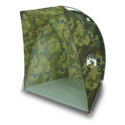 (camouflage) vidaXL Fishing Tent Olive Green Waterproof tent fishing shelter