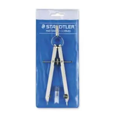 Staedtler- Inc. Comfort Compass- w- Spare Lead- 3-.25in.x.50in.x7-.50in.- Nickel