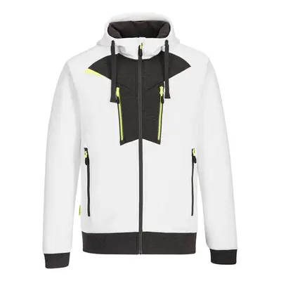 (L, White) Portwest Mens DX4 Full Zip Hoodie