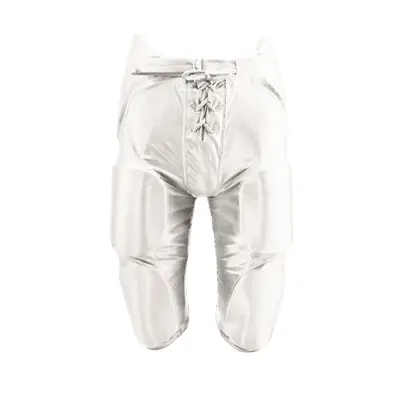 FB PANTS-DAZZLE W/PADS-YOUTH-WHITE-2X