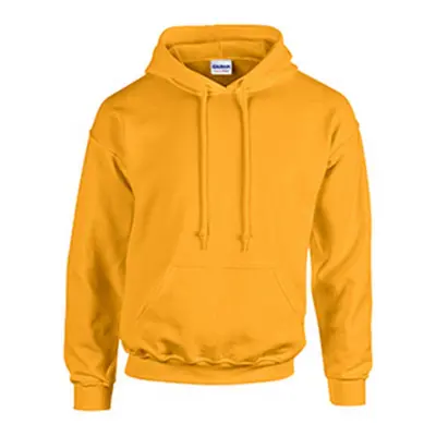 Gildan Men's Rib Knit Pouch Pocket Hooded Sweatshirt Gold XXX-Large