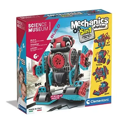 61360 Science&Play Mechanics Junior-Moving Robots-Building Set, Scientific, Gift for Kids Age 6,