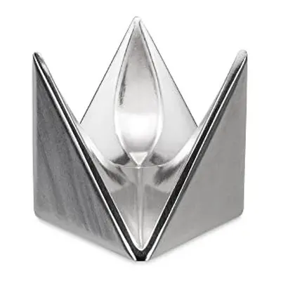 Alessi AGO01 Roost Egg Cup Aluminium Mirror Polished, Silver, 4.5 x 4.5 x 4.5 cm