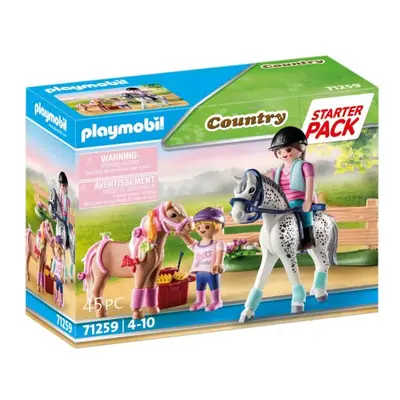 71259 Horse Farm Starter Pack, Farm Animal Play Sets, Fun Imaginative Role-Play, PlaySets Suitab