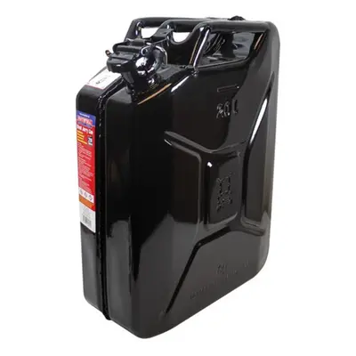 Faithfull FAIAUJERR20B Black Steel Jerry Can litre | Black