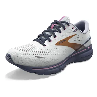 Brooks Women's Ghost Neutral Running Shoe - Spa Blue/Neo Pink/Coppe