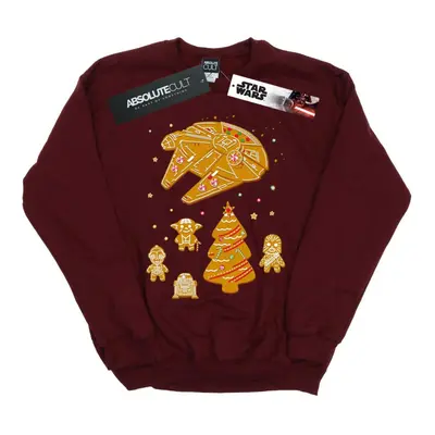 (XL, Burgundy) Star Wars Womens/Ladies Gingerbread Rebels Sweatshirt