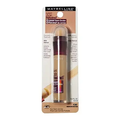 Maybelline Instant Age Rewind Eraser Dark Circles Treatment Concealer, Medium .2 oz (Pack of 2)