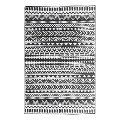 (black and white, x cm) vidaXL Outdoor Carpet Garden Rug Carpet Patio Mat Area Rug Balcony Blank