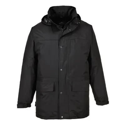 (Black, L) Portwest Oban Fleece Lined Jacket