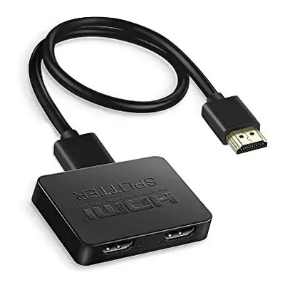 HDMI Splitter In Out 4K HDMI Splitter for Monitors with 12M HDMI CableJust DuplicateMirror Scree