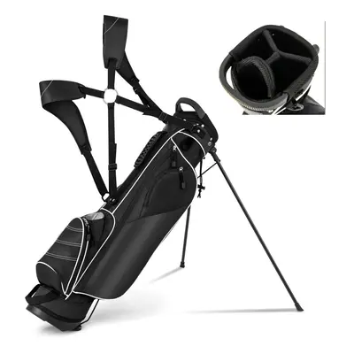 Lightweight Golf Stand Bag Adjustable Dual-Strap Bracket &Handles Club