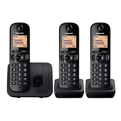 Panasonic KX-TGC213EB Trio DECT Phone with Call Blocking - Black