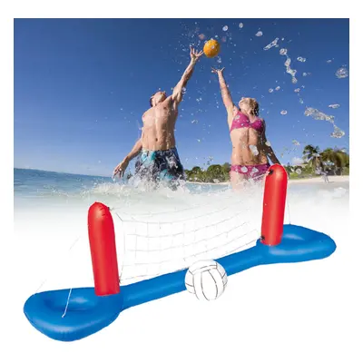 Inflatable Water Volleyball Kit Set Swimming Pool Floating Ball + Net Summer Outdoor Water Playi