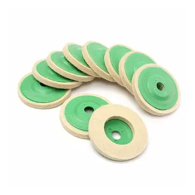 10pcs 100mm Round Wool Buffing Polishing Wheel Felt Pad Buffer Discs