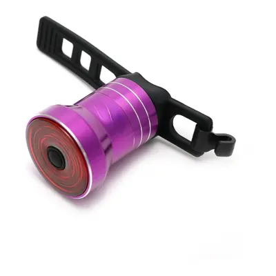 (Purple) MTB Moutain Road Bike Bicycle Waterproof Tail light Cycling Front Rear Light