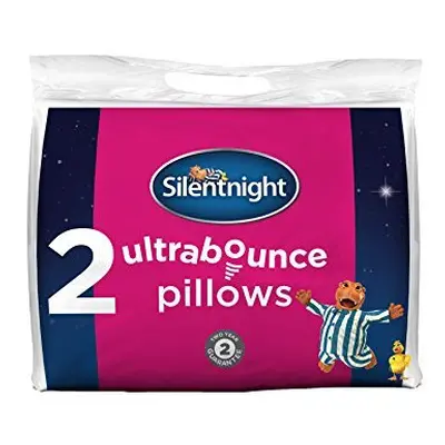 Silentnight Ultrabounce Pillow, White, Pack of