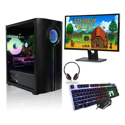 Gaming PC Intel Core i7 Bundle 8GB RAM 240GB SSD Nvidia GT710 W10 HDMI