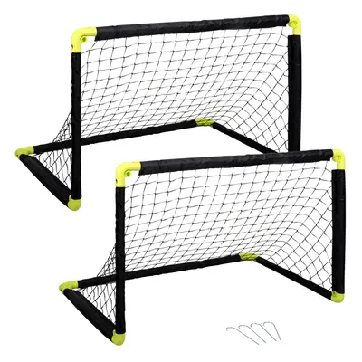 (Large (90 x x cm), 2) Foldable Mini Football Goal