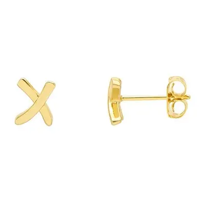 Estella Bartlett Gold Plated Kiss Stud