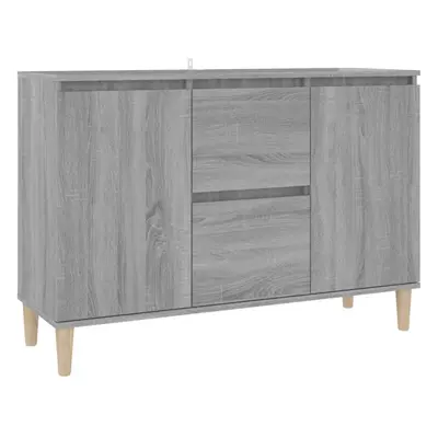 (grey sonoma) vidaXL Sideboard Cupboard Storage Cabinet Buffet Highboard Engineered Wood