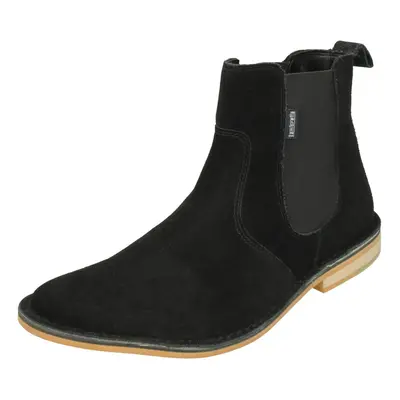 (UK 6, Black) Mens Lambretta Ankle Boots Regent