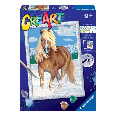 Ravensburger CreArt The Royal Horse Paint By Numbers Kits for Children - Painting Arts and Craft