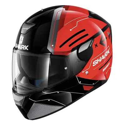 Shark Skwal Warhen Full Face Helmet Black / Red / Black