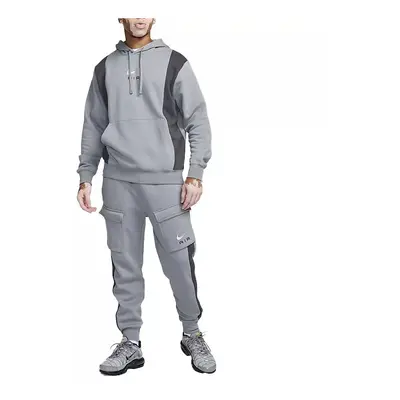 (Medium) Nike AIr Swoosh Panel Grey Tracksuit