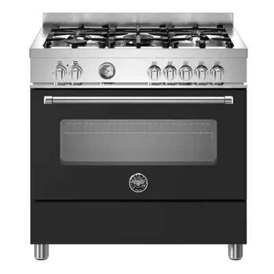 Bertazzoni Master Series Dual Fuel Range Cooker - Nero - A Rated