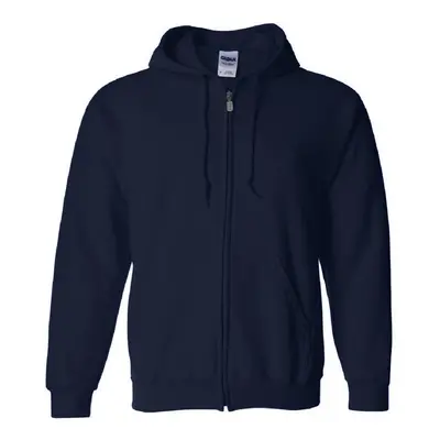 (5XL, Navy) Gildan Heavy Blend Unisex Adult Full Zip Hooded Sweatshirt Top