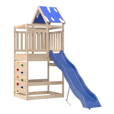 vidaXL Outdoor Playset Garden Playhouse Playground Equipment Solid Wood Pine